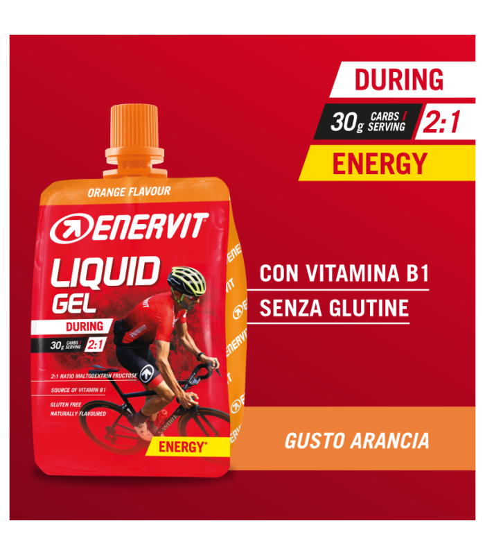 ENERVIT Liquid Gel 60ml - pack da 4pz- SCEGLI IL TUO GUSTO