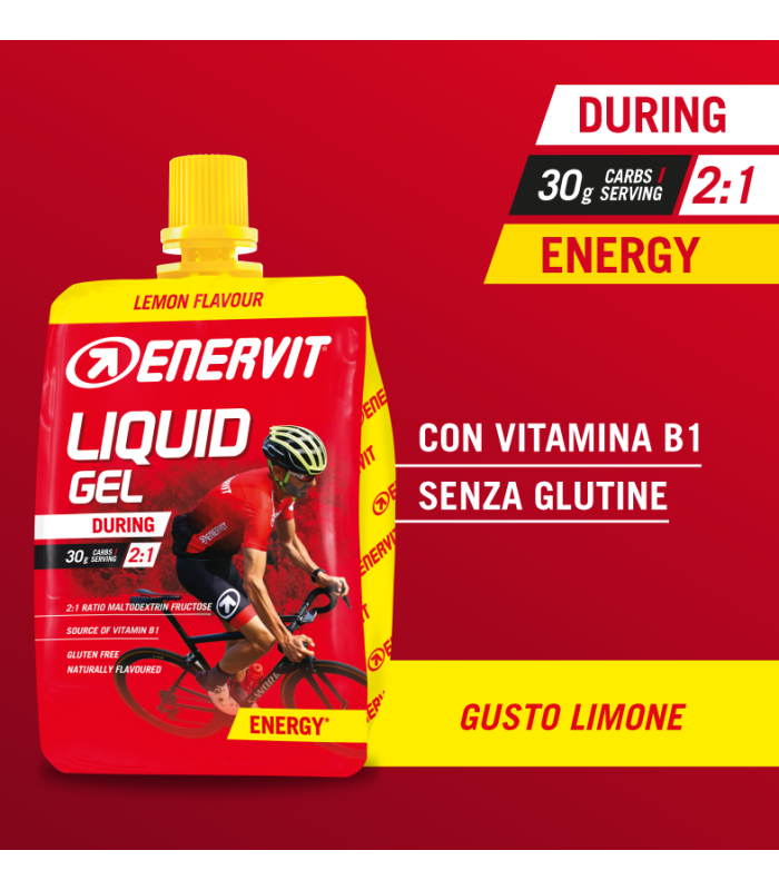 ENERVIT Liquid Gel 60ml - pack da 4pz- SCEGLI IL TUO GUSTO