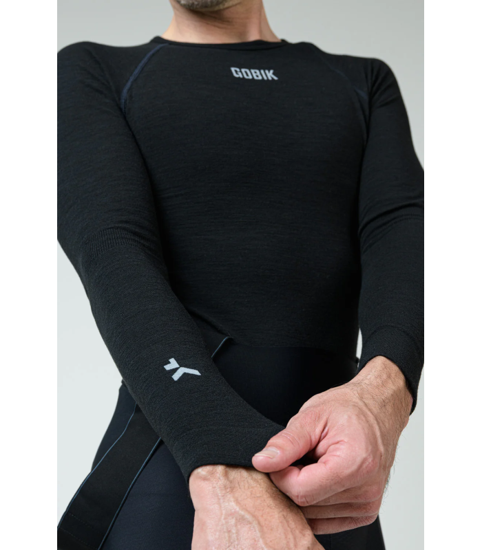 GOBIK MAGLIA INTIMA TECNICA UOMO - manica lunga - Winter Merino Coal
