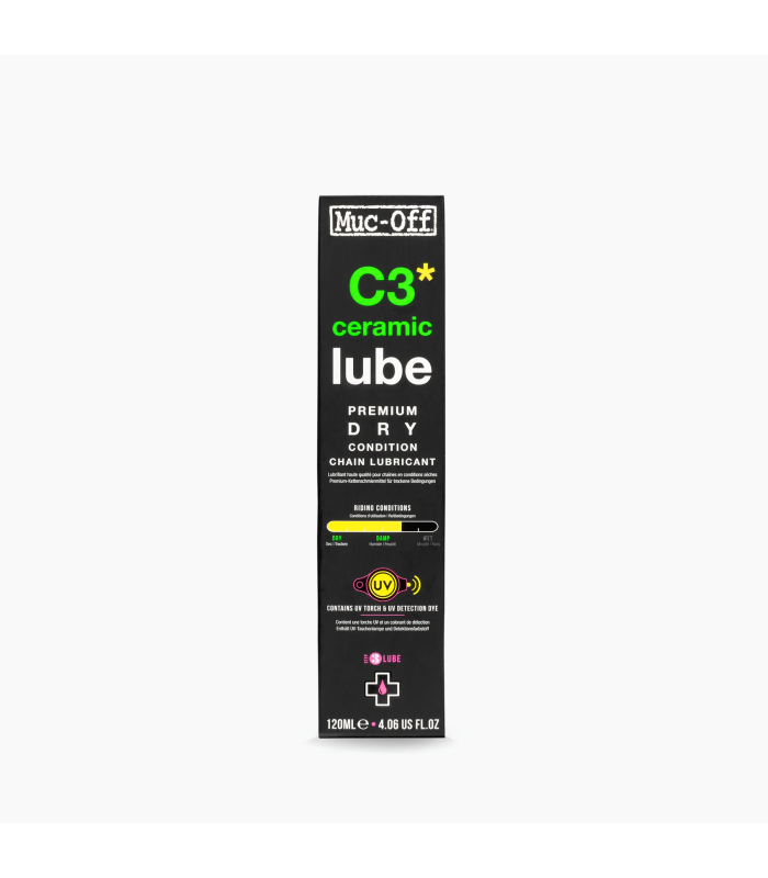 MUC - OFF C3 LUBIFRICANTE DRY Ceramic Lube biodegradabile - Dry Weather Ceramic Lube - SCEGLI 50ml / 120 ml - CONDIZIONI SECCHE