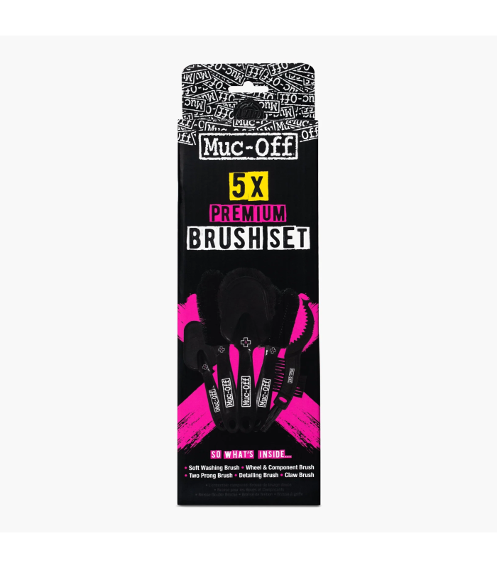 MUC- OFF KIT Set di spazzole premium 5x - Premium Brush Set -