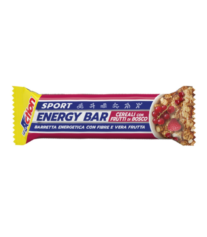 PRO ACTION Energy Barretta ai Cereali 45g - FRUTTI DI BOSCO