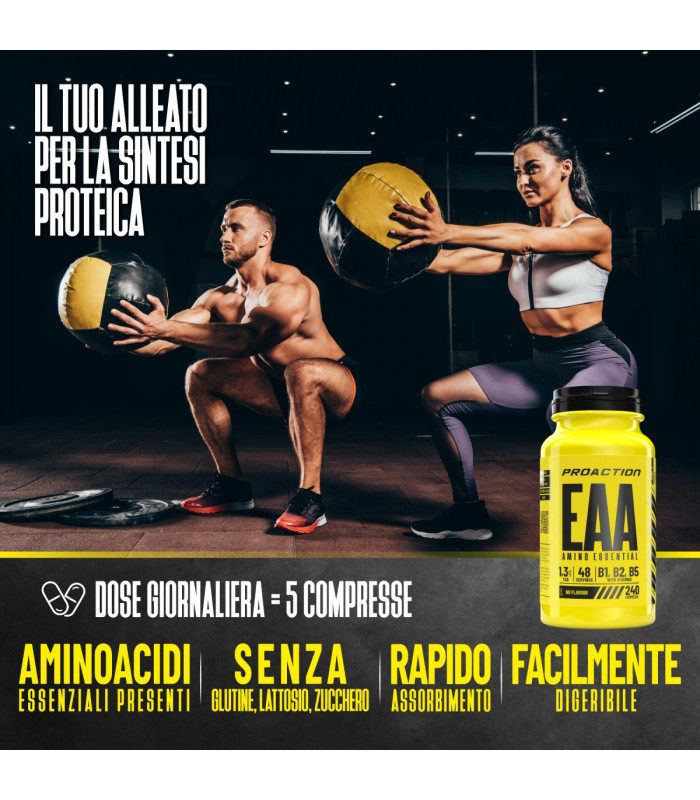 Amino Essential EAA 240 cpr - AMINOACIDI ESSENZIALI - PRO ACTION