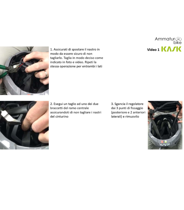 KASK KIT RICAMBIO REGOLAZIONE PER CASCO ELEMENTO O PROTONE ICON