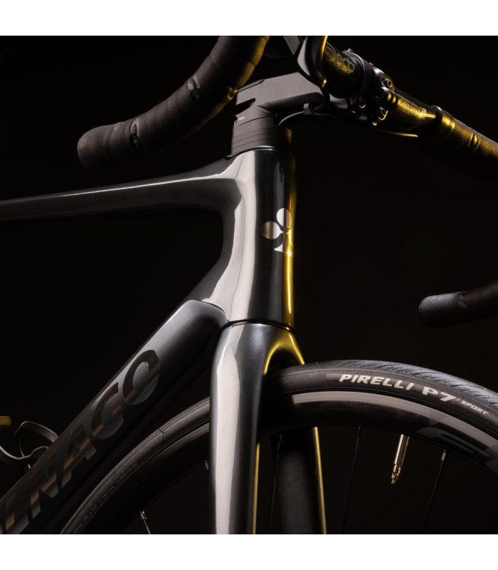 V4 COLNAGO BIKE - SHIMANO 105 12V DI2, RACING 600 - BLACK - % Pre sale