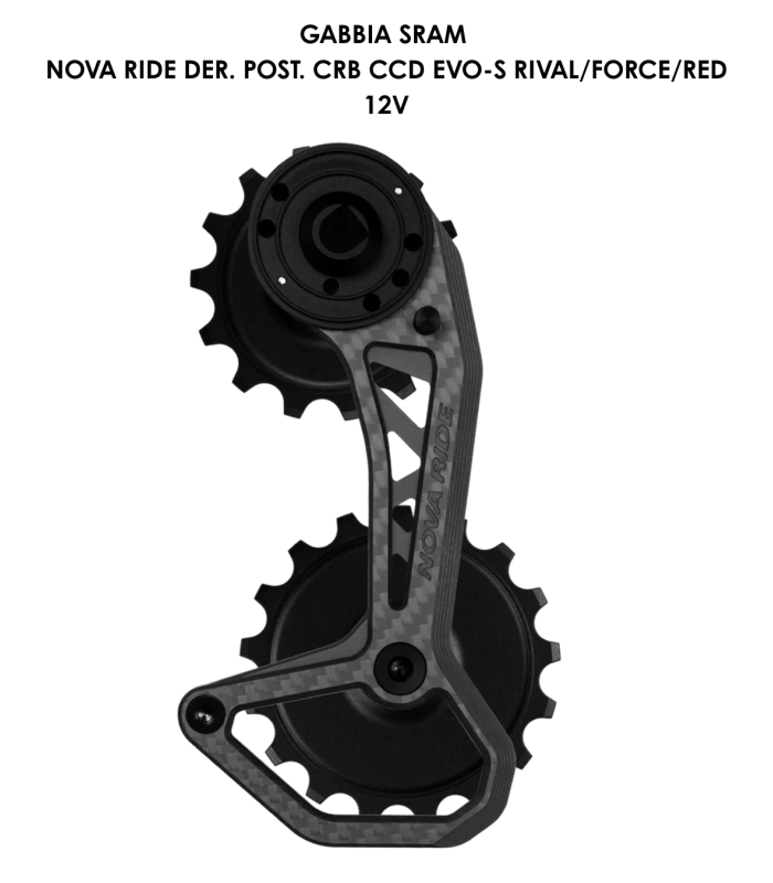 Gabbia per Sram o Shimano NOVA RIDE DER. POST - Scegli