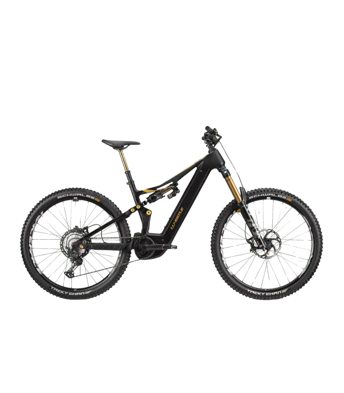 B-Rush C12.5 E-MTB Full Carbon BLACK /GOLD BICI - eride Size M - WHISTLE