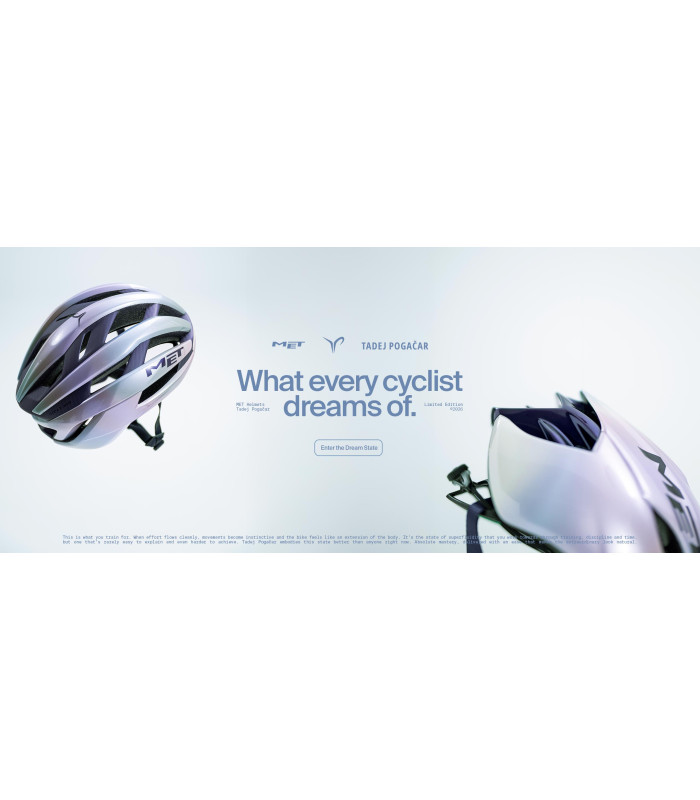 CASCO TADEJ POGAČAR LIMITED ED - MET CE - NEW 2026 - SCEGLI TRA MANTA O TRENTA 3K CARBON