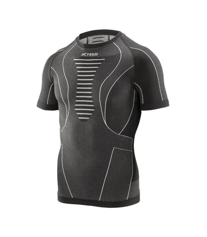 MAGLIA INTIMA A MANICA CORTA SPYDER BLACK  - 4 STAGIONI XTECH