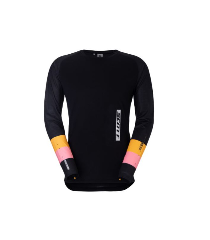 Maglietta da uomo  Tuned a maniche lunghe black - SCOTT