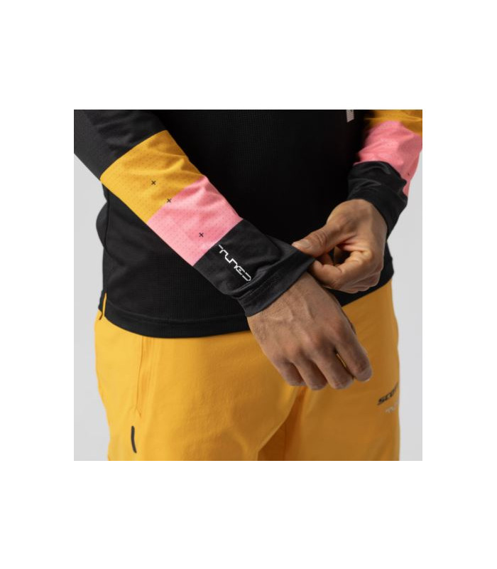 Maglietta da uomo  Tuned a maniche lunghe black - SCOTT