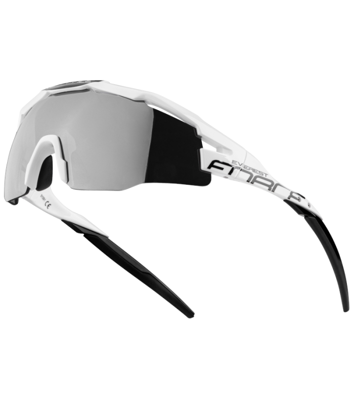 OCCHIALI DA SOLE EVEREST WHITE BLACK - BLACK LASER LENS - BFORCE