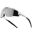 OCCHIALI DA SOLE EVEREST WHITE BLACK - BLACK LASER LENS - BFORCE