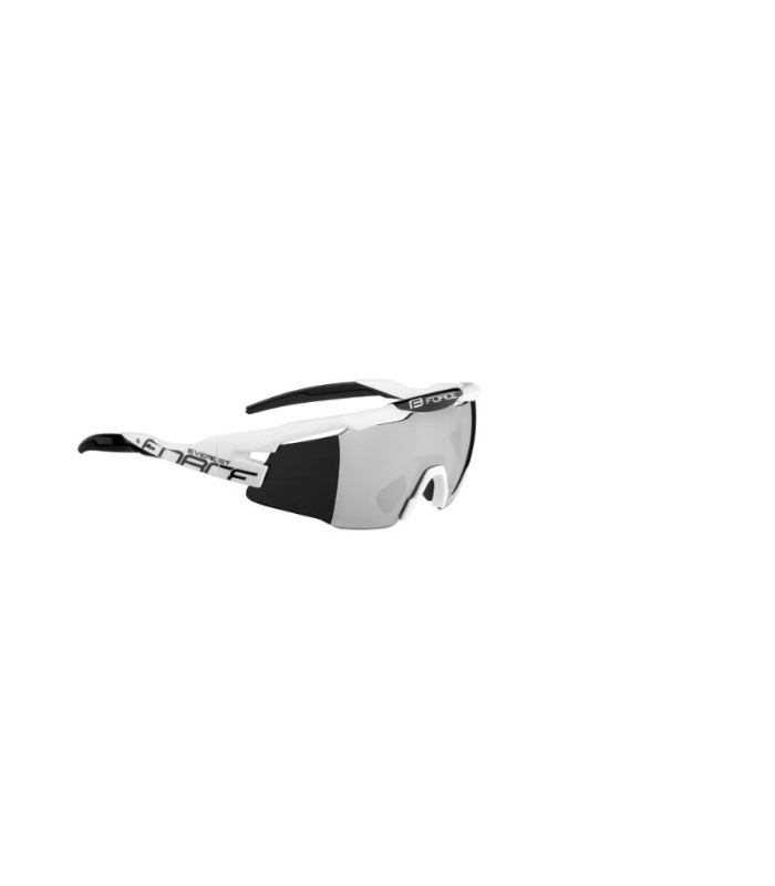 OCCHIALI DA SOLE EVEREST WHITE BLACK - BLACK LASER LENS - BFORCE
