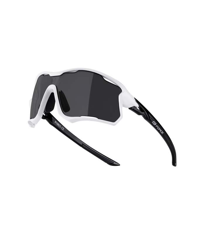 OCCHIALI EDIE - WHITE BLACK - BLACK LASER LENS - BFORCE