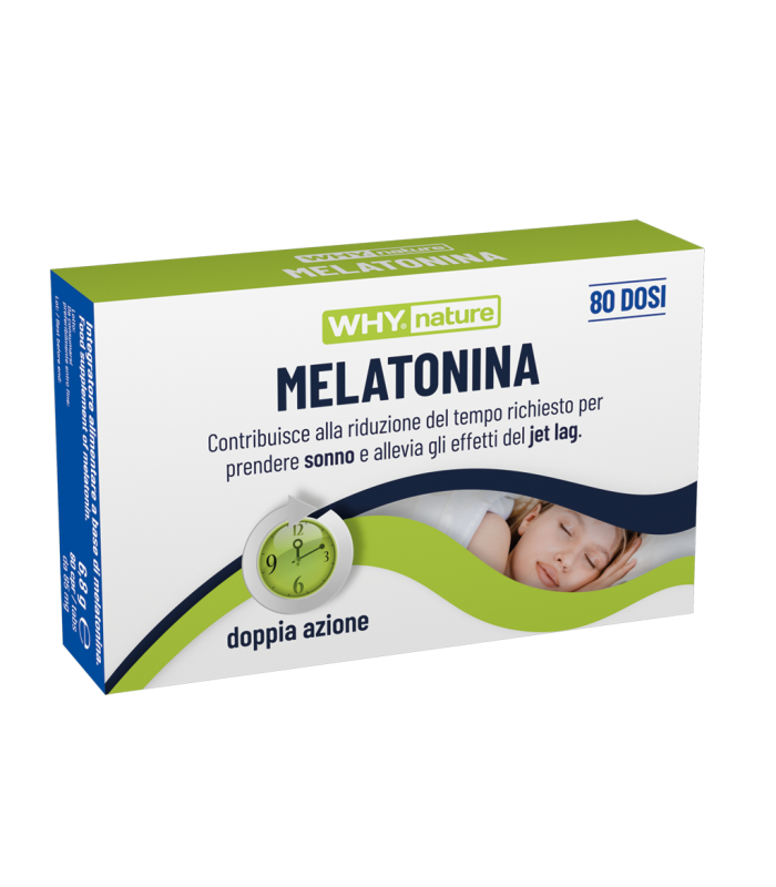 MELATONINA 80 cpr - Ritmo sonno-veglia - WHY NATURE