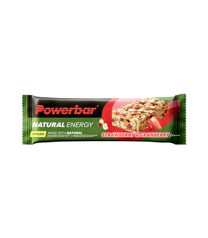 Barretta Natural Energy Cereal - Vegan carbohydrate energy bar 40 gr - Scegli - Powerbar