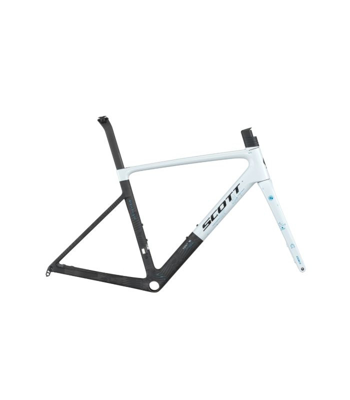 Kit telaio SCOTT Addict RC Pro HMX cumulus white/carbon black