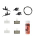 SHIMANO DEORE XT Freno (Upgrade kit) - Sx / Ant., Dx / Post. Metallica con aletta Senza adattatore 1000 (black), 1700 (black)