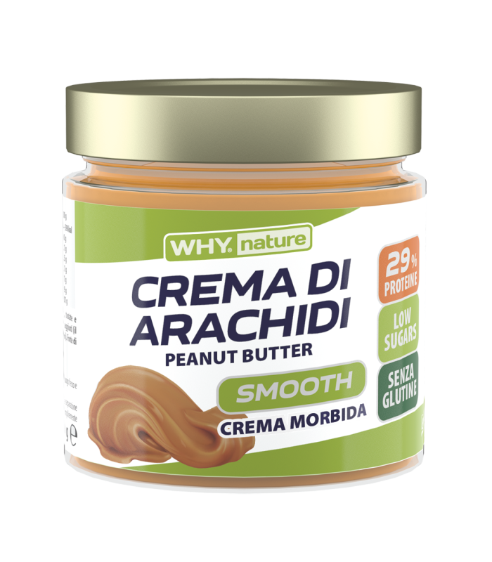 WHY NATURE CREMA DI ARACHIDI PEANUT BUTTER - 29% protein - scegli la promo