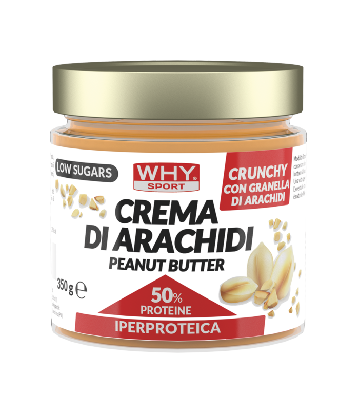 WHY SPORT CREMA DI ARACHIDI IPERPROTEICO - 50% protein - scegli la promo