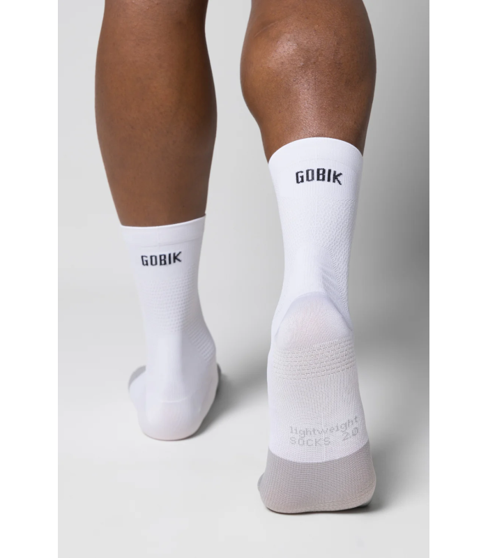 CALZINI UNISEX  Lightweight 2.0 Salt (white) - Gobik