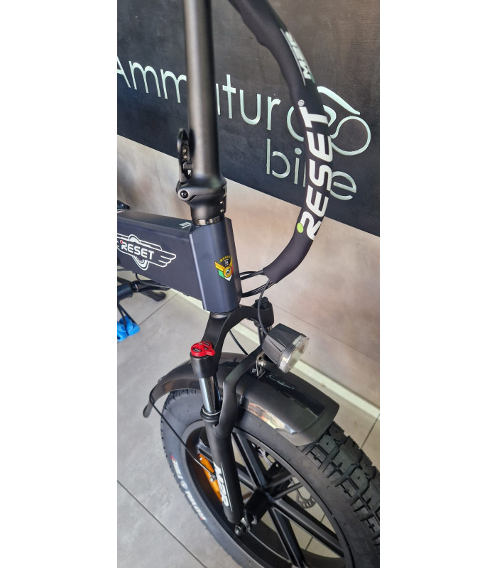 RESET BICI ebike fat M2R 20 BLU, PIEGHEVOLE, BATTERIA INTEGRATA