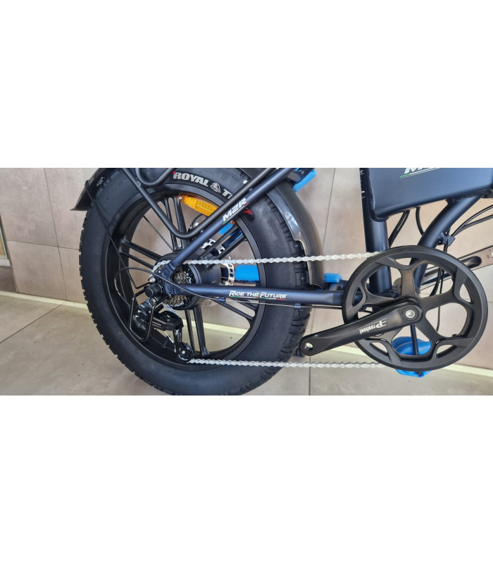 RESET BICI ebike fat M2R 20 BLU, PIEGHEVOLE, BATTERIA INTEGRATA