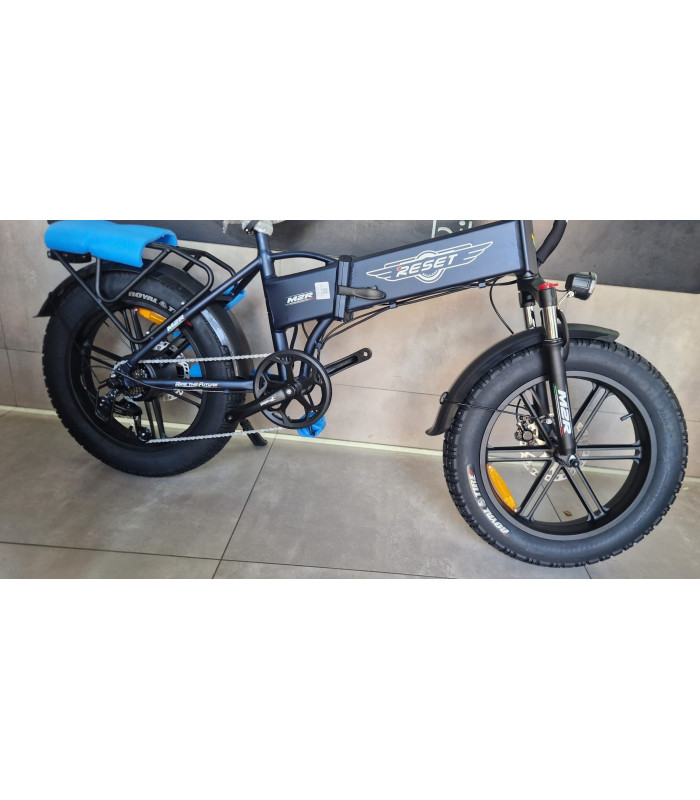 RESET BICI ebike fat M2R 20 BLU, PIEGHEVOLE, BATTERIA INTEGRATA