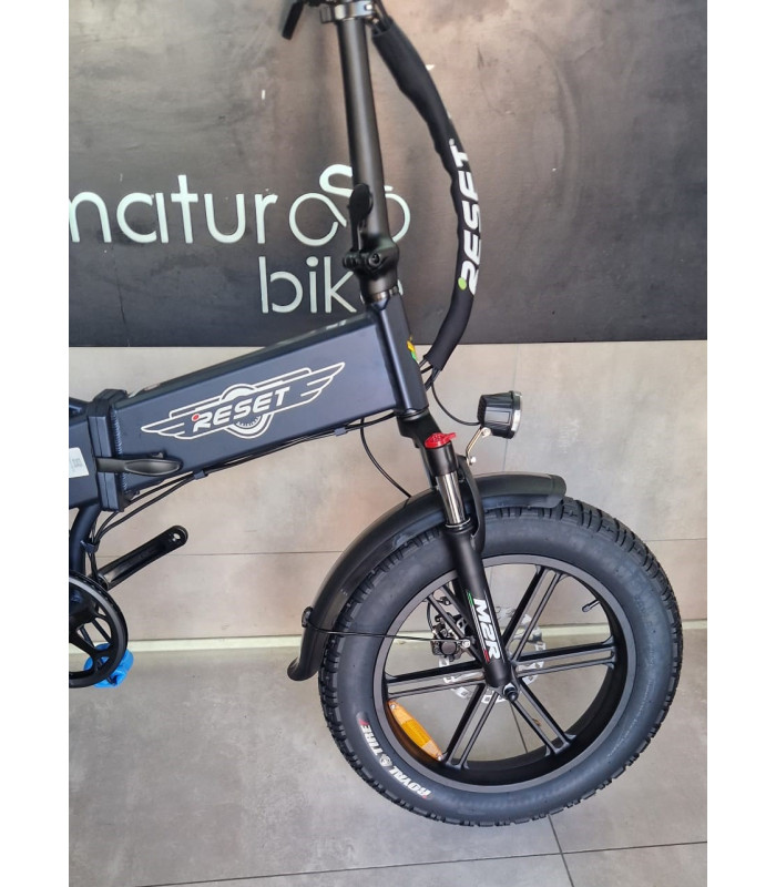 RESET BICI ebike fat M2R 20 BLU, PIEGHEVOLE, BATTERIA INTEGRATA
