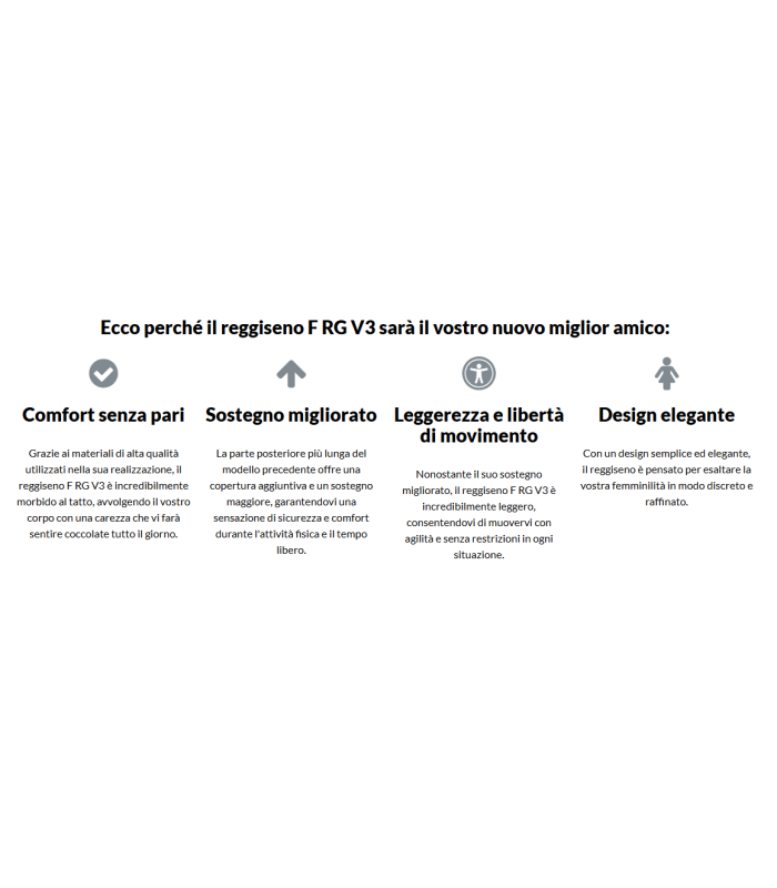 SIXS REGGISENO SPORTIVO-TOP INTIMO DONNA