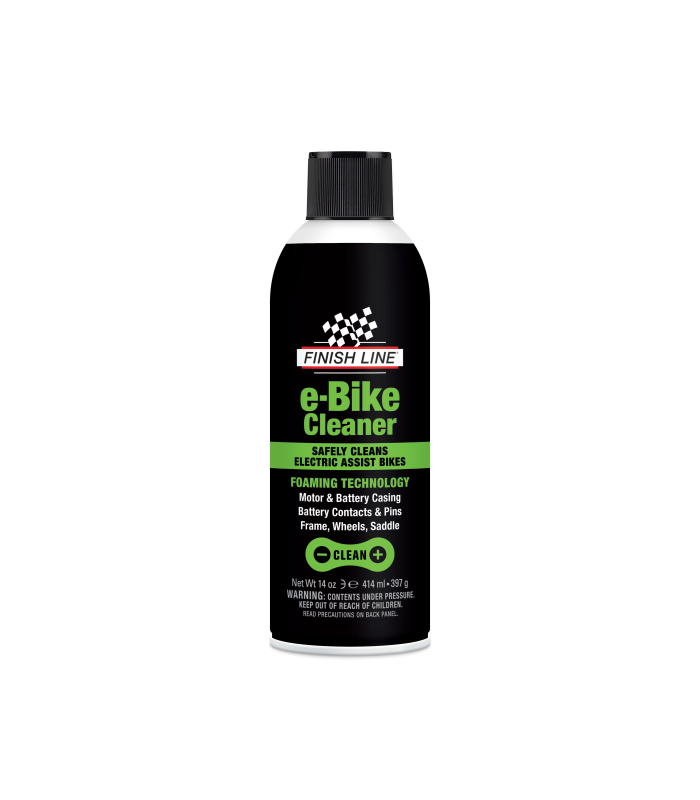 FINISH LINE Pulitore per eBike-Spray schiumogeno progettato per pulire in sicurezza le e-Bike senza risciacquo-414ML