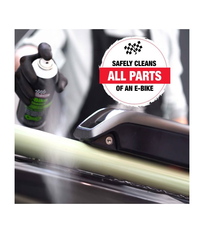 FINISH LINE Pulitore per eBike-Spray schiumogeno progettato per pulire in sicurezza le e-Bike senza risciacquo-414ML
