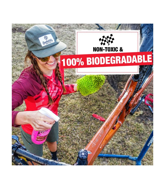 FINISH LINE SUPER BIKE WASH-Super lavaggio bici 100% biodegradabile, pronto all'uso e non richiede risciacquo con acqua-1L