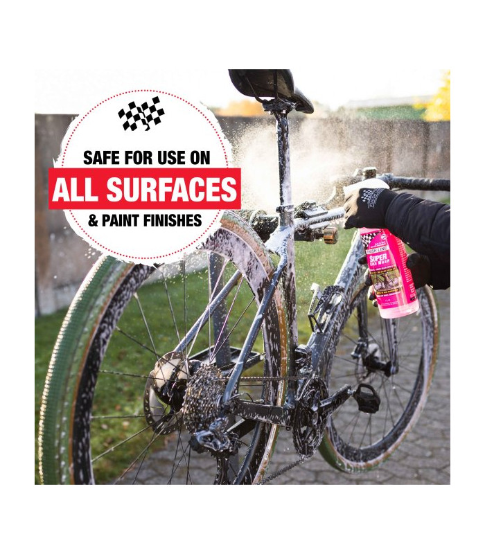 FINISH LINE SUPER BIKE WASH-Super lavaggio bici 100% biodegradabile, pronto all'uso e non richiede risciacquo con acqua-1L