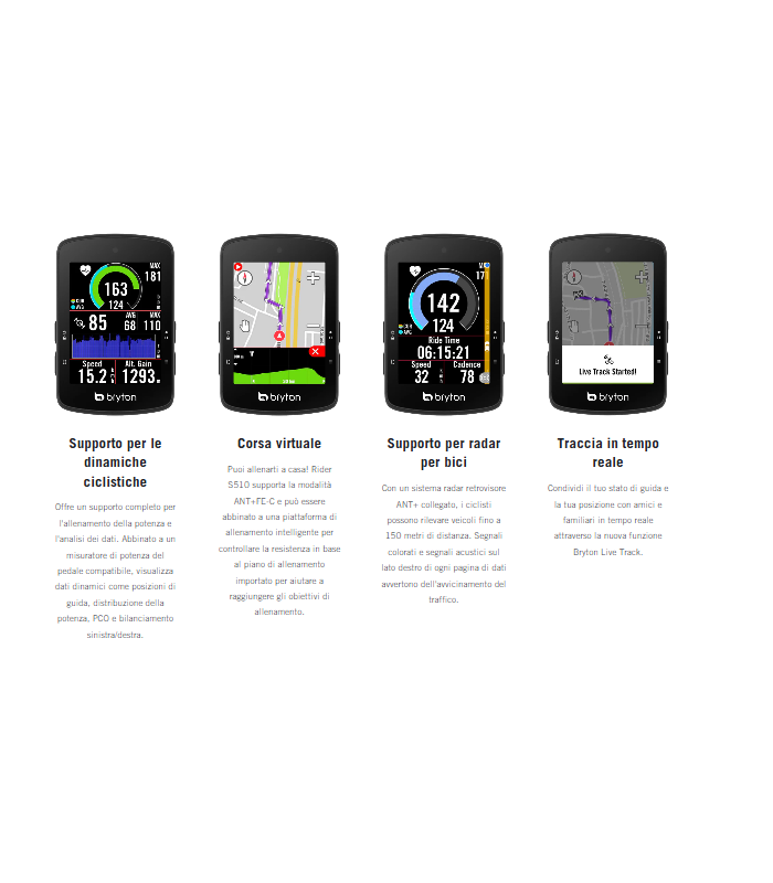 BRYTON Rider S 510 T I COMPLETO DUAL SENSOR E HRM