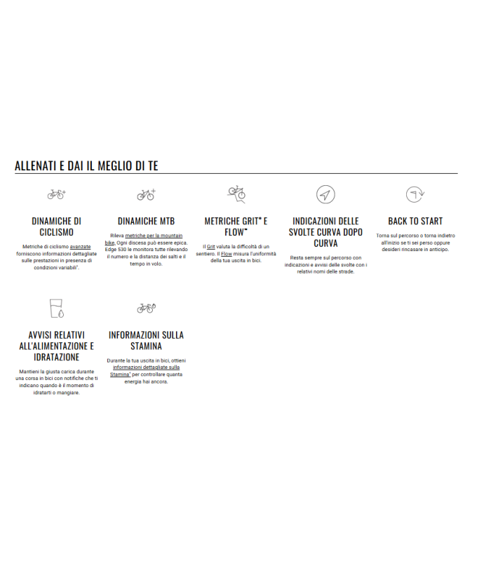 GARMIN Edge 540 STANDARD SOLO DISPOSITIVO I BUNDLE COMPLETO