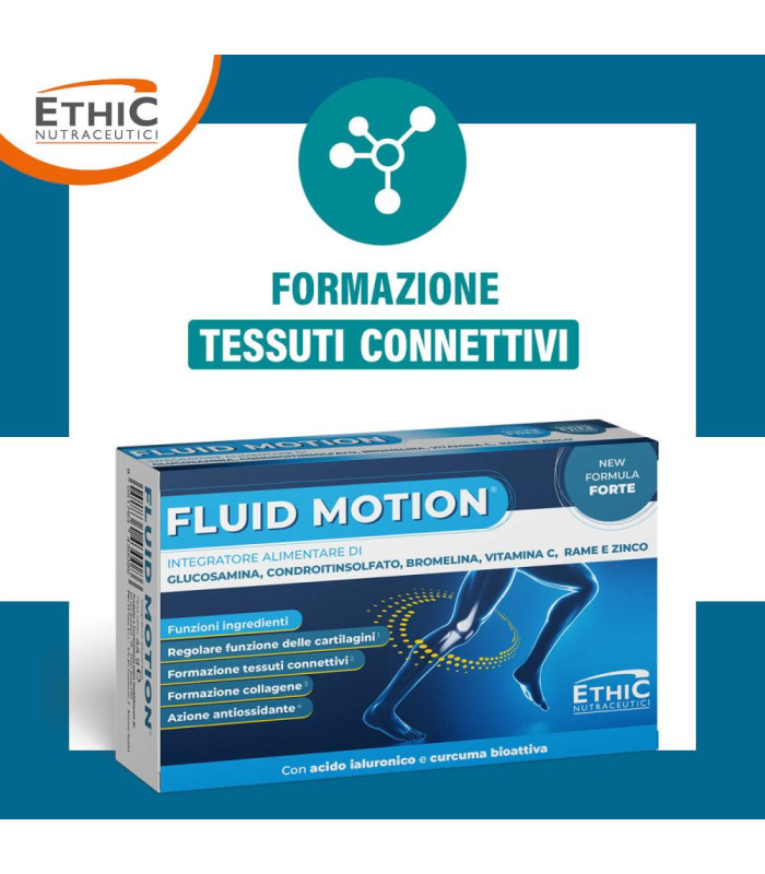 ETHIC SPORT FLUID MOTION-REGOLA FUNZIONE DELLE CARTILAGINI-COMPRESSE DA1050 mg