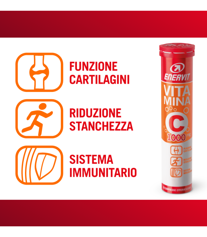 ENERVIT TABS  VITAMINA C- 20 TABS EFFERVESCENTE