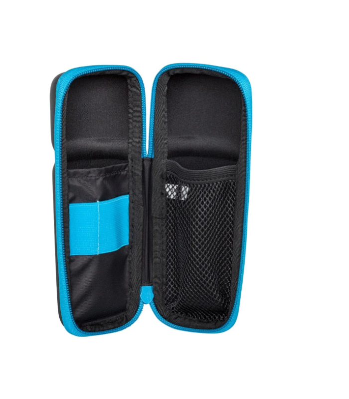 PRO Portautensili con cerniera nero blu-Capsula portautensili