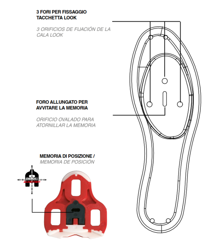 LOOK TACCHETTE KEO GRIP