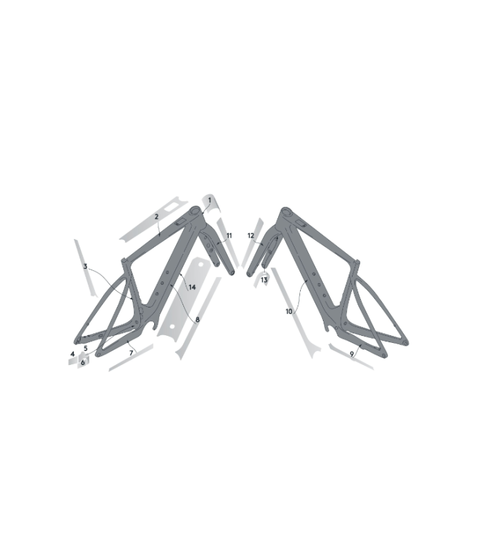 SYNCROS Kit protezione telaio per SOLACE eRIDEIScegli il tuo finish LucidoIOpaco