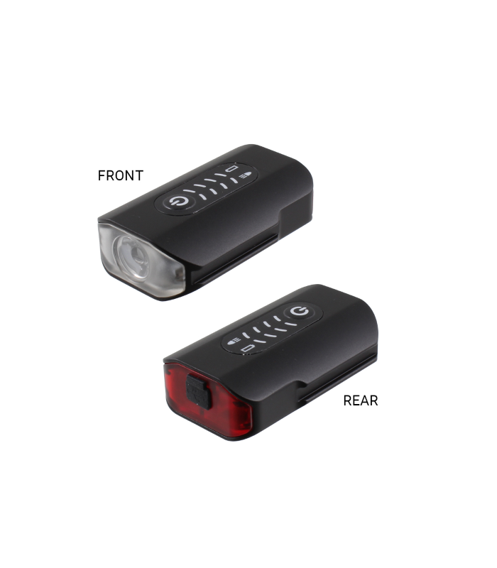 WAG LUCE CASCO ANTERIORE POSTERIORE - NERO