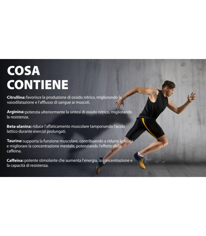 WHY SPORT NITRO PUMP INFINITY I BARATTOLO GUSTO ARANCIA 200GR I PRE WORKOUT