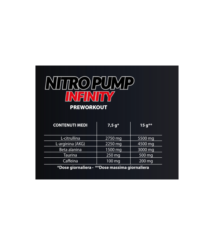 WHY SPORT NITRO PUMP INFINITY I BARATTOLO GUSTO ARANCIA 200GR I PRE WORKOUT