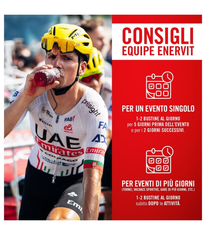 ENERVIT Magic Cherry I SCEGLI TRA BUSTINA MONODOSE O ASTUCCIO COMPLETOI POST WORK OUT