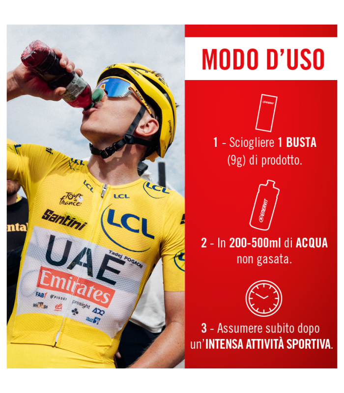 ENERVIT Magic Cherry I SCEGLI TRA BUSTINA MONODOSE O ASTUCCIO COMPLETOI POST WORK OUT