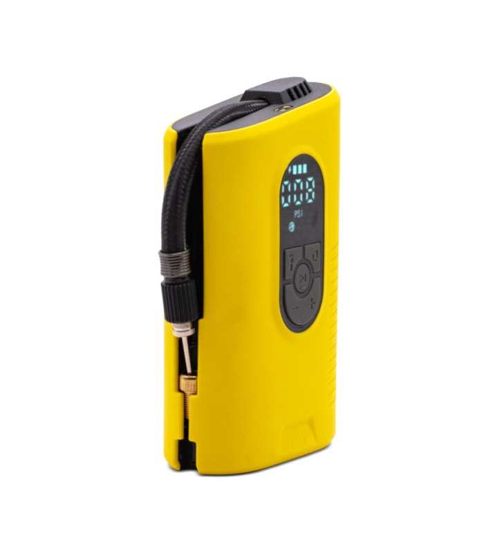Compressore portatile AirMan Mini, YELLOW I RMS POMPA DIGITAL