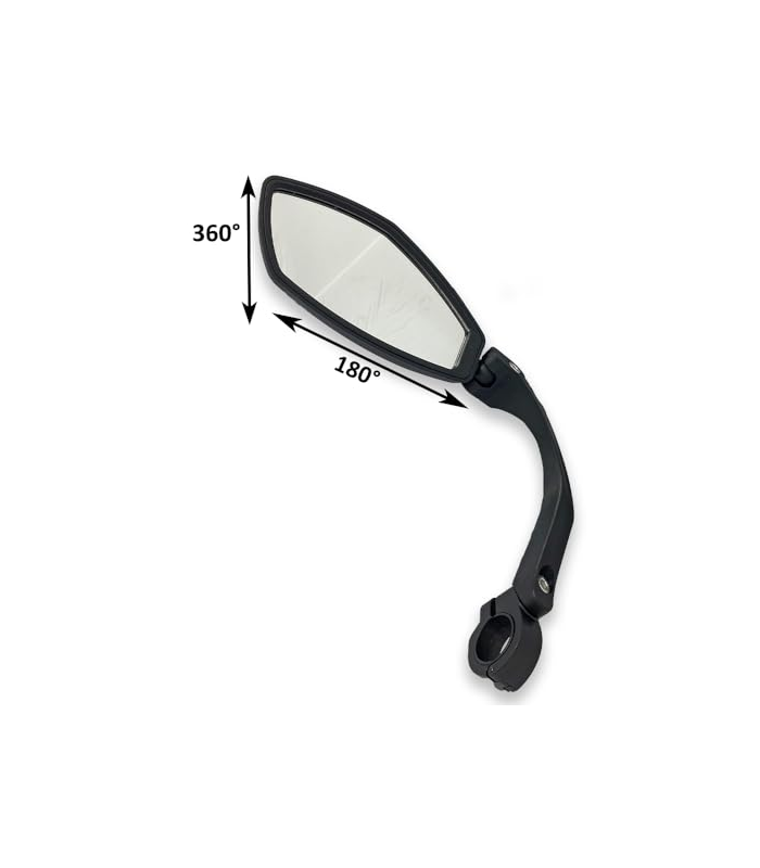 SPECCHIO BICI RETROVISORE UNIVERSALE I PIEGHEVOLE PER  FAT BIKE I BEMATRIX