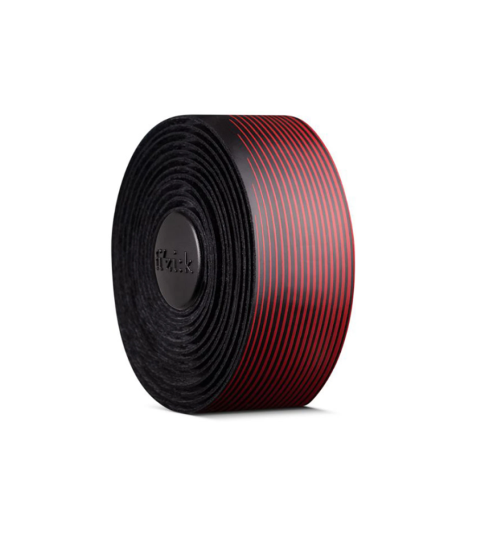 NASTRO MANUBRIO  VENTO MICROTEX TACKY  BICOLORE NERO/ROSSO - FIZIK (2mm)